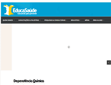 Tablet Screenshot of educasaude.com